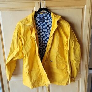 Faconnable Yellow Cotton coat with Daisy Lining